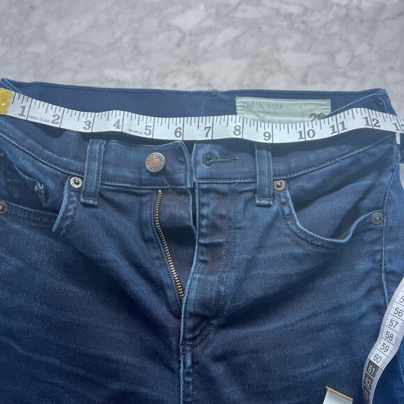 Rag & Bone High Rise Ankle Skinny in Twilight 26 - Picture 9 of 10